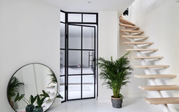 New Yorker glasvæg monteret i nybyggeri for at kombinere funktion og æstetik